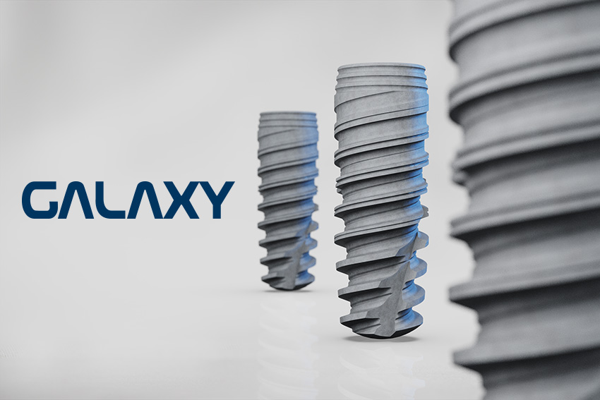 galaxy, implantes de conexión cónica