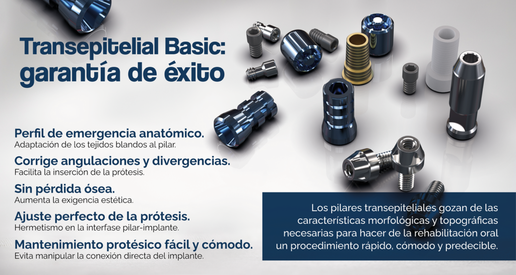 rehabilitación con transepiteliales infografía basic